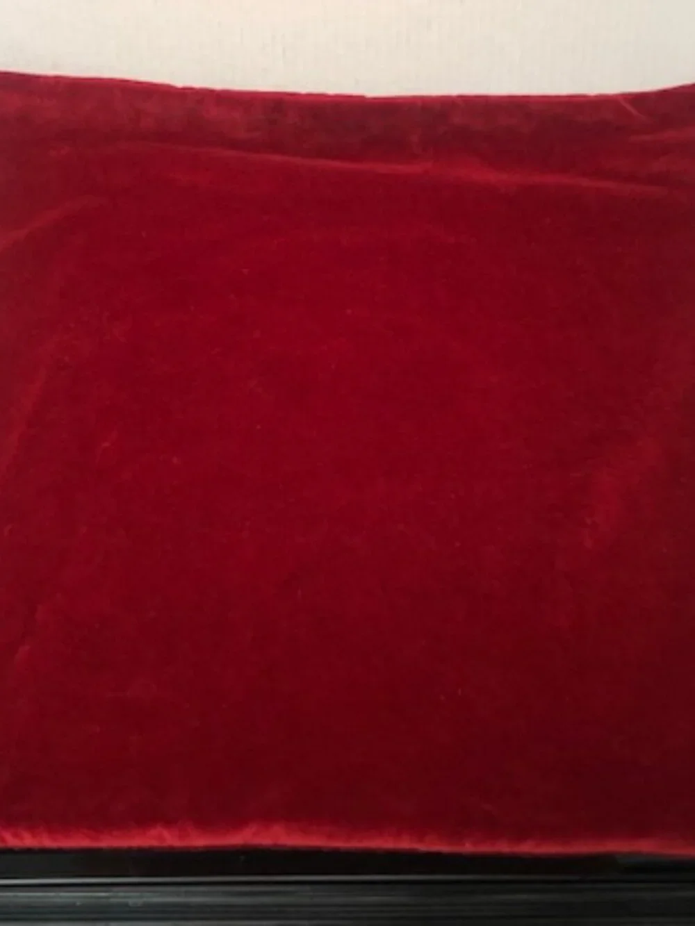 Pottery Barn Christmas throw pillow cover cotton red velvet tree & Polar Bear